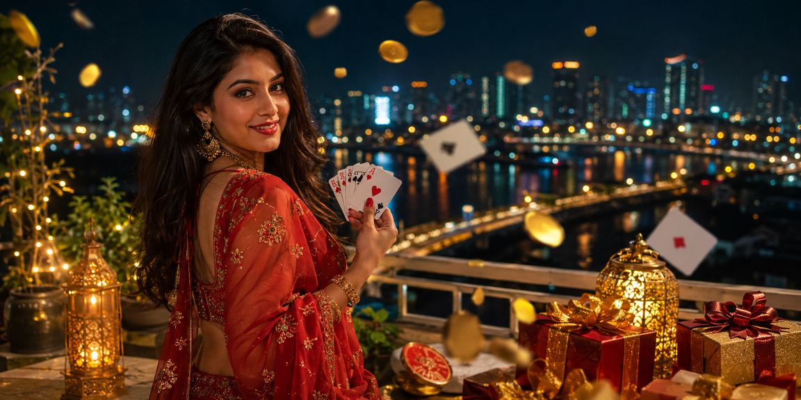 ঢাকায় শাড়ি পরিহিত নারী রামি খেলছেন দায়িত্বশীল বিনোদনের প্রতীক