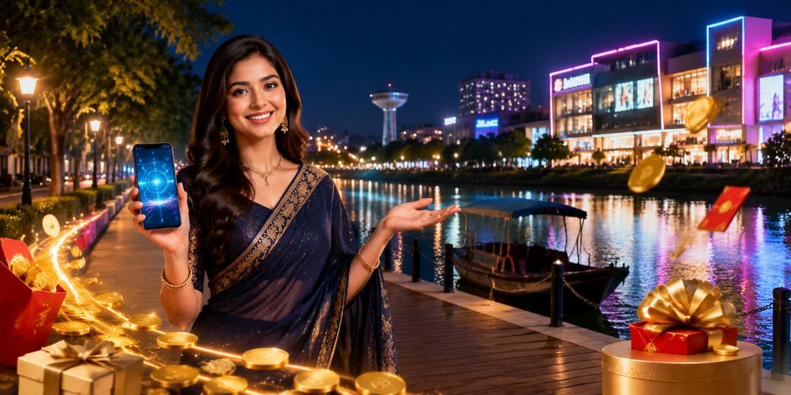 রাজশাহীতে নিয়ন আলোয় ভিআইপি বোনাস ভাউচার উপভোগরত ব্যবহারকারী